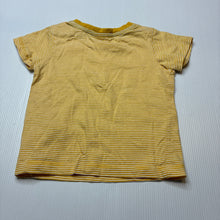Load image into Gallery viewer, Boys Sprout, striped cotton tee / top, tiger, GUC, size 00,  
