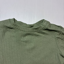 Load image into Gallery viewer, Unisex Dymples, ribbed stretchy tee / top, EUC, size 0,  