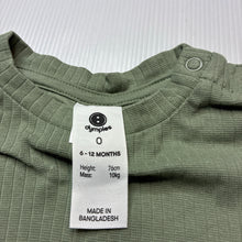 Load image into Gallery viewer, Unisex Dymples, ribbed stretchy tee / top, EUC, size 0,  