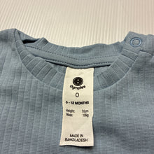 Load image into Gallery viewer, Unisex Dymples, ribbed stretchy tee / top, EUC, size 0,  