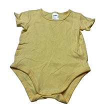 Load image into Gallery viewer, Unisex Anko, yellow cotton bodysuit / romper, EUC, size 0,  