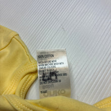 Load image into Gallery viewer, Unisex Anko, yellow cotton bodysuit / romper, EUC, size 0,  