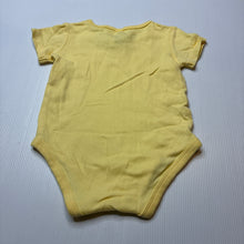 Load image into Gallery viewer, Unisex Anko, yellow cotton bodysuit / romper, EUC, size 0,  