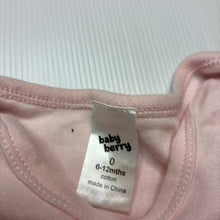 Load image into Gallery viewer, Girls Baby Berry, cotton bodysuit / romper, EUC, size 0,  