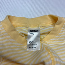 Load image into Gallery viewer, Unisex Anko, cotton zip coverall / romper, EUC, size 00,  