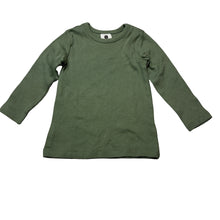 Load image into Gallery viewer, Unisex Dymples, khaki strechy long sleeve top, EUC, size 0,  