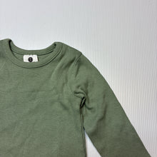 Load image into Gallery viewer, Unisex Dymples, khaki strechy long sleeve top, EUC, size 0,  