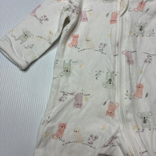Load image into Gallery viewer, Girls Anko, soft cotton zip coverall / romper, EUC, size 0000,  