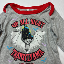Load image into Gallery viewer, Unisex HOTEL TRANSYLVANIA, cotton bodysuit / romper, EUC, size 1,  