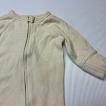 Load image into Gallery viewer, Unisex Baby Berry, stretchy winter weight zip romper, GUC, size 000,  