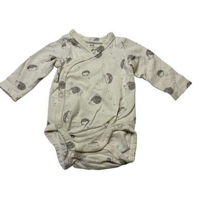 Unisex H&M, organic cotton blend bodysuit / romper, GUC, size 0000,  