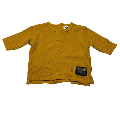 Boys Baby Berry, waffle cotton long sleeve top, EUC, size 0000,  