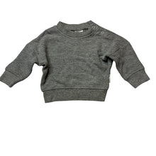 Load image into Gallery viewer, Boys Baby Berry, grey waffle long sleeve top, EUC, size 000,  