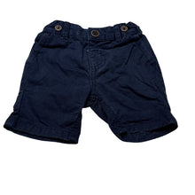 Load image into Gallery viewer, Boys Dymples, navy cotton shorts, adjustable, GUC, size 000,  