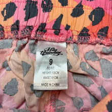 Load image into Gallery viewer, Girls Miss Understood, lightweight animal print shorts, elasticated, GUC, size 9,  