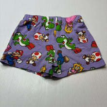 Load image into Gallery viewer, Girls Nintendo, Super Mario cotton pyjama shorts, FUC, size 5,  