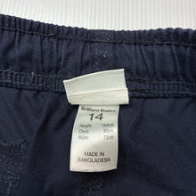 Load image into Gallery viewer, Boys Brilliant Basics, navy shorts, elasticated, GUC, size 14,  