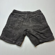 Load image into Gallery viewer, Boys Anko, camo print knit denim shorts, elasticated, FUC, size 4,  
