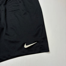 Load image into Gallery viewer, Unisex Nike, black sports / activewear shorts, elasticated, GUC, size 13-14,  