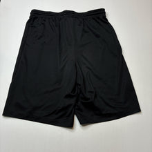 Load image into Gallery viewer, Unisex Nike, black sports / activewear shorts, elasticated, GUC, size 13-14,  