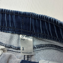 Load image into Gallery viewer, Boys Anko, knit stretch denim shorts, elasticated, EUC, size 3,  