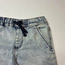 Load image into Gallery viewer, Boys Target, knit stretch denim shorts, elasticated, FUC, size 6,  