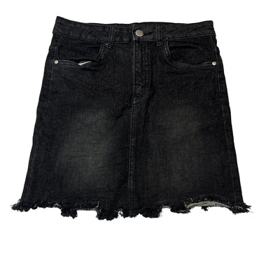 Girls 1964 Denim Co, black stretch denim skirt, L: 36cm, W: 33cm across, GUC, size 16,  