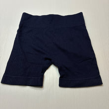 Load image into Gallery viewer, Girls Cotton On, navy ribbed bike shorts, EUC, size 3-4,  
