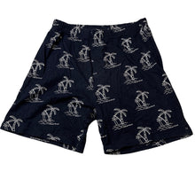 Load image into Gallery viewer, Boys Bauhaus, navy cotton pyjama shorts, GUC, size 16,  