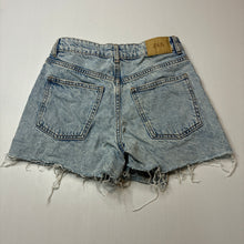 Load image into Gallery viewer, Girls Zara, raw hem denim shorts / skort, adjustable, GUC, size 13-14,  