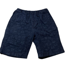 Load image into Gallery viewer, Boys Uniqlo, navy cotton shorts, elasticated, GUC, size 9-10,  