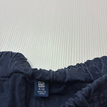 Load image into Gallery viewer, Boys Uniqlo, navy cotton shorts, elasticated, GUC, size 9-10,  