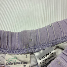 Load image into Gallery viewer, Girls Peter Alexander, Disney Tinkerbell pyjama shorts, wash fade, FUC, size 3,  