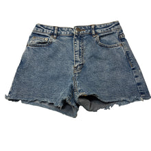 Load image into Gallery viewer, Girls Decjuba Kids, stretch denim jean shorts, adjustable, GUC, size 12,  