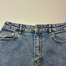 Load image into Gallery viewer, Girls Decjuba Kids, stretch denim jean shorts, adjustable, GUC, size 12,  