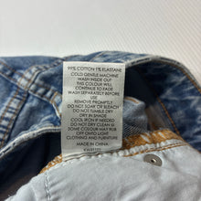 Load image into Gallery viewer, Girls Decjuba Kids, stretch denim jean shorts, adjustable, GUC, size 12,  
