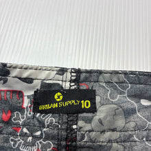 Load image into Gallery viewer, Boys Urban Supply, lightweight board shorts, skulls, GUC, size 10,  