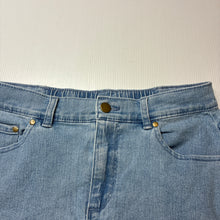Load image into Gallery viewer, Girls Anko, blue stretch denim skirt, elasticated, GUC, size 12,  