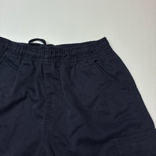 Load image into Gallery viewer, Boys BOTANY BAY TRADERS, navy school cargo shorts, elasticated, GUC, size 10,  