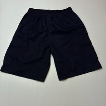 Load image into Gallery viewer, Boys BOTANY BAY TRADERS, navy school cargo shorts, elasticated, GUC, size 10,  