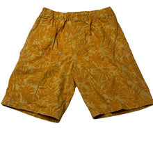 Load image into Gallery viewer, Boys Uniqlo, yellow &amp; orange cotton shorts, elasticated, GUC, size 9-10,  