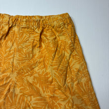 Load image into Gallery viewer, Boys Uniqlo, yellow &amp; orange cotton shorts, elasticated, GUC, size 9-10,  