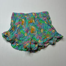 Load image into Gallery viewer, Girls Mango, colourful viscose shorts, elasticated, GUC, size 6,  