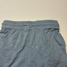 Load image into Gallery viewer, Boys blue, cotton shorts, elasticated, no labels, W: 24.5cm across unstretched, GUC, size 2,  