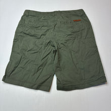 Load image into Gallery viewer, Boys Country Road, khaki stretch cotton chino shorts, adjustable, EUC, size 12,  