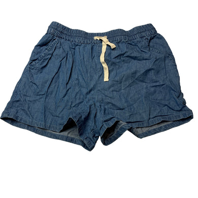 Girls Target, chambray cotton shorts, elasticated, EUC, size 14,  