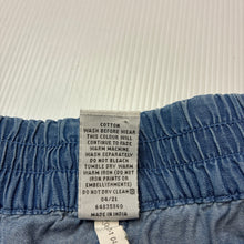 Load image into Gallery viewer, Girls Target, chambray cotton shorts, elasticated, EUC, size 14,  