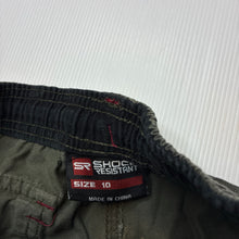 Load image into Gallery viewer, Boys Shock Resistant, cotton camo print shorts, elasticated, wash fade, FUC, size 10,  