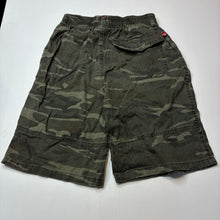Load image into Gallery viewer, Boys Shock Resistant, cotton camo print shorts, elasticated, wash fade, FUC, size 10,  