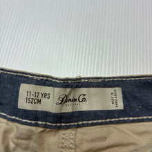 Load image into Gallery viewer, Boys Denim &amp; Co, cotton chino shorts, adjustable, EUC, size 11-12,  
